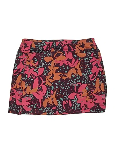 Pre-owned Title Nine Active Skort In Burgundy