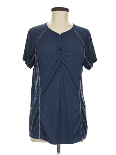 Pre-owned Title Nine Active T-shirt In Blue
