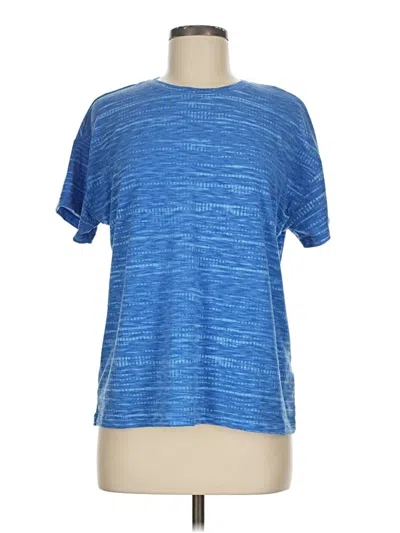 Pre-owned Title Nine Active T-shirt In Blue