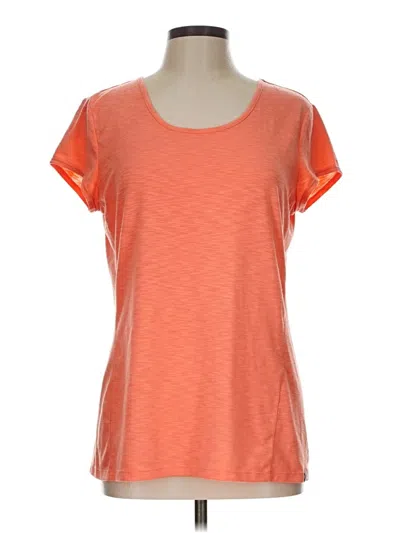 Pre-owned Title Nine Active T-shirt In Orange