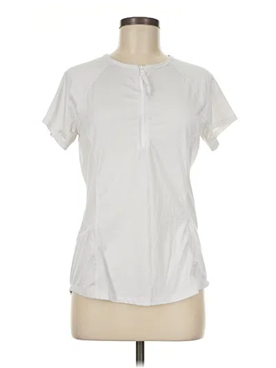 Pre-owned Title Nine Active T-shirt In White