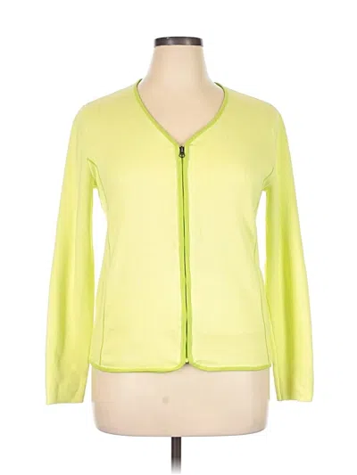 Pre-owned Title Nine Cardigan Sweater In Yellow