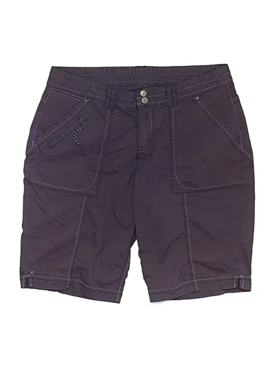 Pre-owned Title Nine Cargo Shorts In Purple