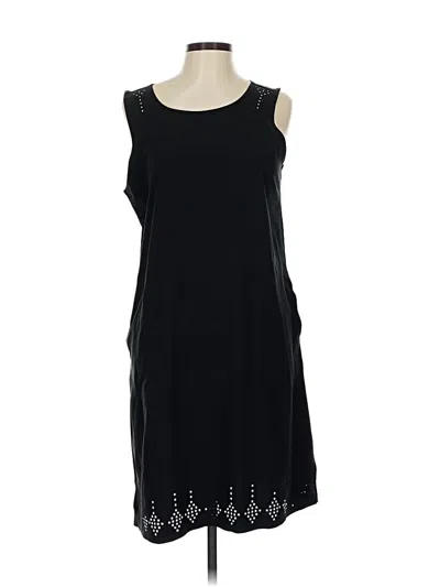 Pre-owned Title Nine Casual Dress In Black