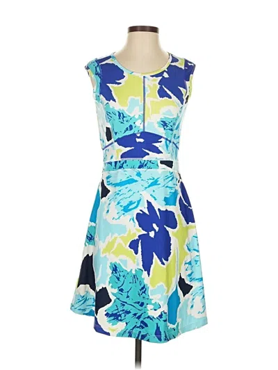 Pre-owned Title Nine Casual Dress In Blue