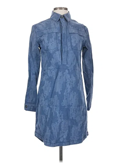 Pre-owned Title Nine Casual Dress In Blue