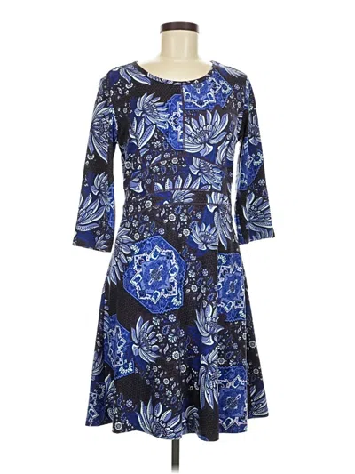 Pre-owned Title Nine Casual Dress In Blue