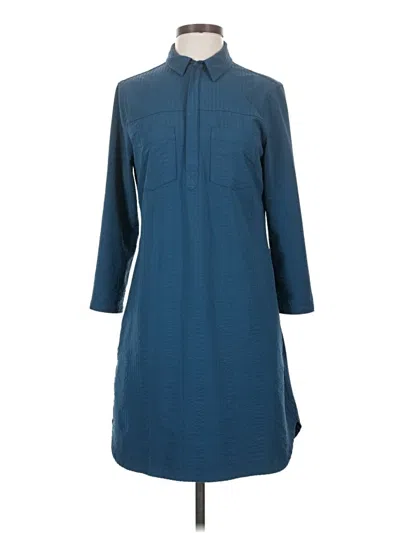 Pre-owned Title Nine Casual Dress In Blue