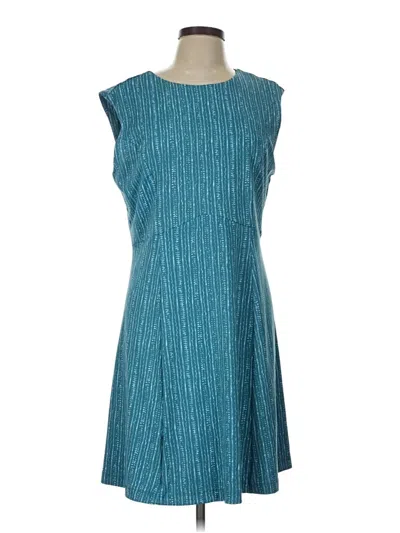 Pre-owned Title Nine Casual Dress In Blue