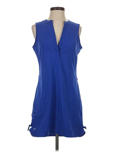 Pre-owned Title Nine Casual Dress In Blue