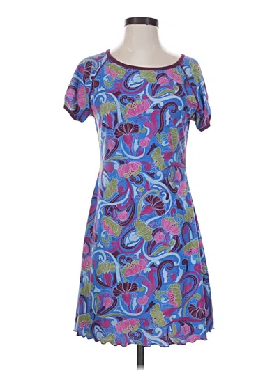 Pre-owned Title Nine Casual Dress In Blue