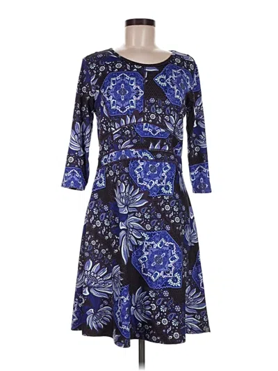 Pre-owned Title Nine Casual Dress In Blue