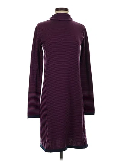 Pre-owned Title Nine Casual Dress In Burgundy