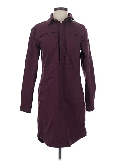 Pre-owned Title Nine Casual Dress In Burgundy