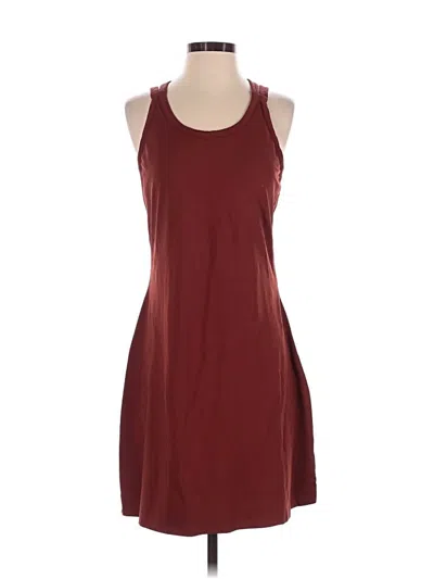 Pre-owned Title Nine Casual Dress In Burgundy