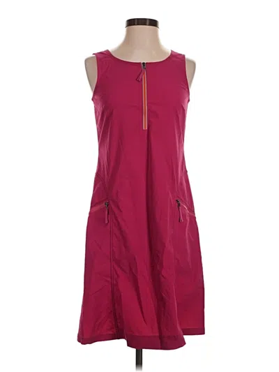 Pre-owned Title Nine Casual Dress In Burgundy