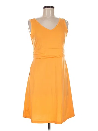 Pre-owned Title Nine Casual Dress In Orange