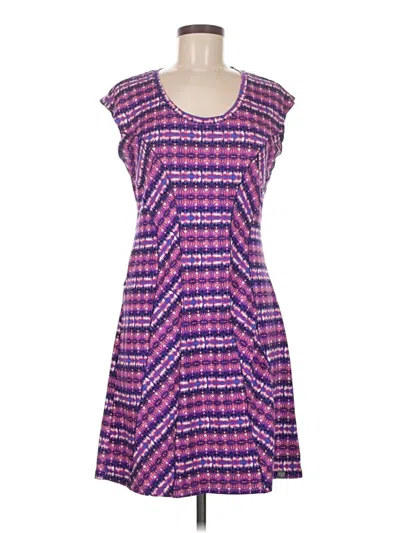 Pre-owned Title Nine Casual Dress In Purple