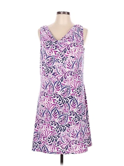 Pre-owned Title Nine Casual Dress In Purple