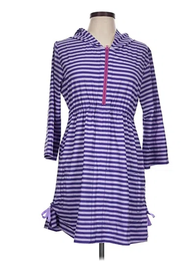 Pre-owned Title Nine Casual Dress In Purple