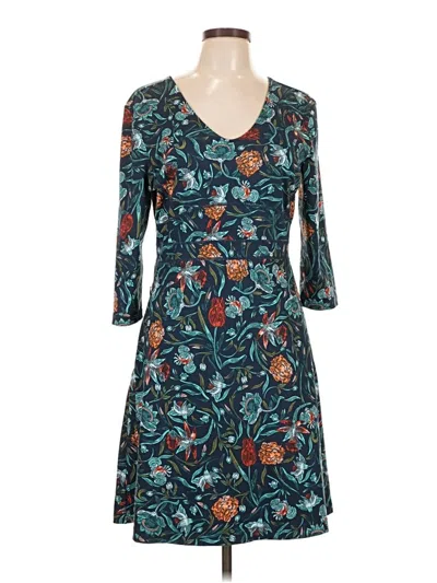 Pre-owned Title Nine Casual Dress In Teal