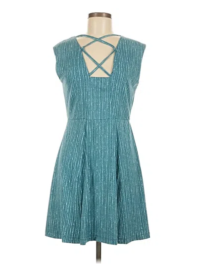 Pre-owned Title Nine Casual Dress In Teal