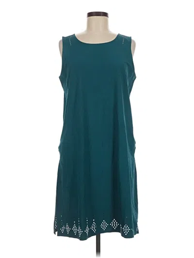 Pre-owned Title Nine Casual Dress In Teal