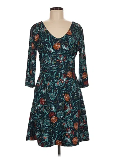 Pre-owned Title Nine Casual Dress In Teal