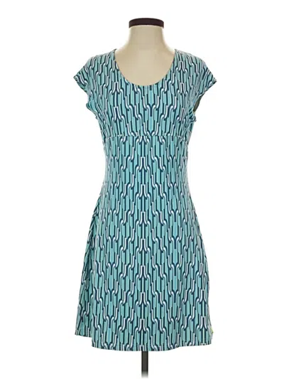 Pre-owned Title Nine Casual Dress In Teal
