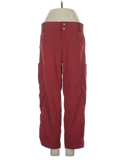 Pre-owned Title Nine Casual Pants In Burgundy
