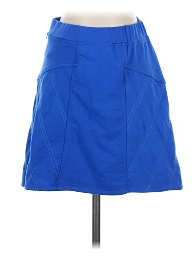 Pre-owned Title Nine Casual Skirt In Blue
