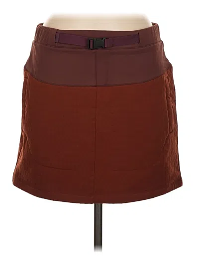 Pre-owned Title Nine Casual Skirt In Brown