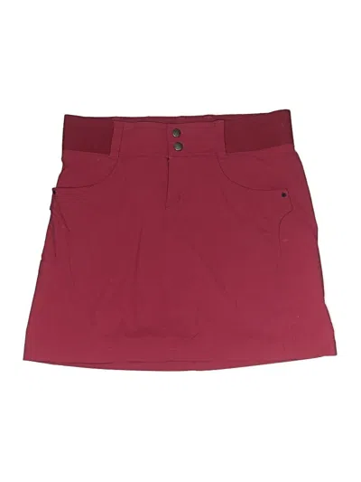 Pre-owned Title Nine Casual Skirt In Burgundy