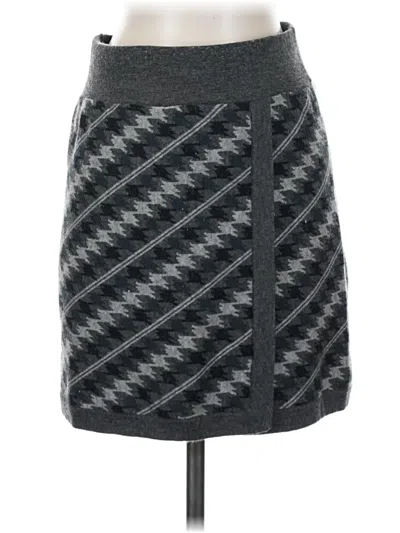Pre-owned Title Nine Casual Skirt In Gray