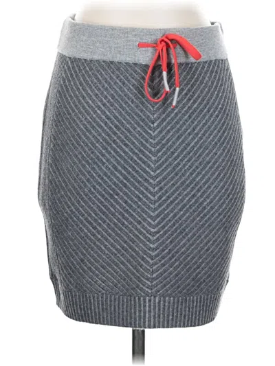 Pre-owned Title Nine Casual Skirt In Gray