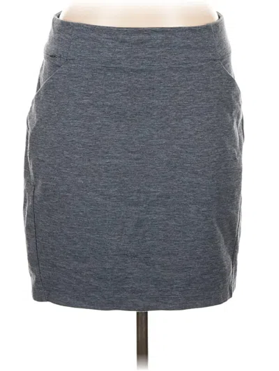 Pre-owned Title Nine Casual Skirt In Gray