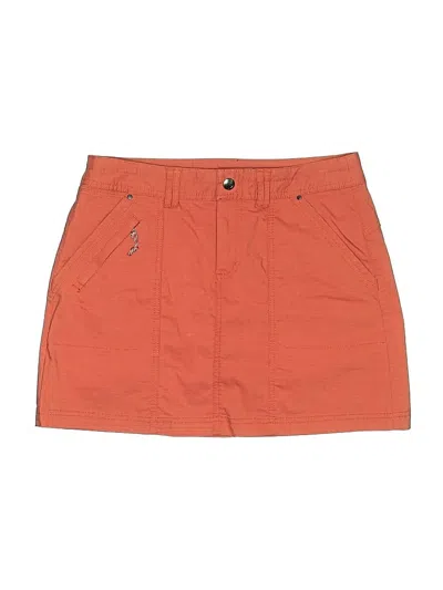 Pre-owned Title Nine Casual Skirt In Orange