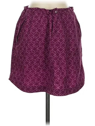 Pre-owned Title Nine Casual Skirt In Purple