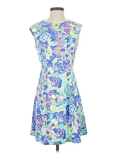 Pre-owned Title Nine Cocktail Dress In Blue