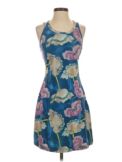 Pre-owned Title Nine Cocktail Dress In Blue