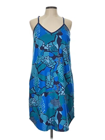 Pre-owned Title Nine Cocktail Dress In Blue