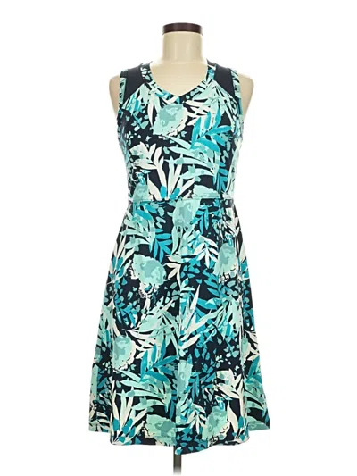 Pre-owned Title Nine Cocktail Dress In Teal