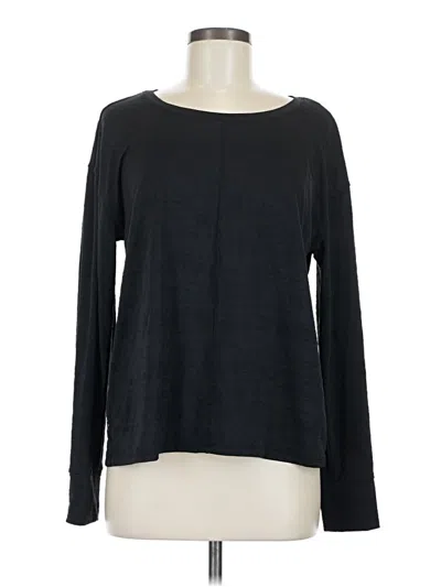 Pre-owned Title Nine Long Sleeve T-shirt In Black