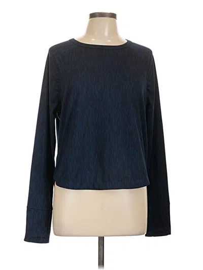 Pre-owned Title Nine Long Sleeve T-shirt In Blue