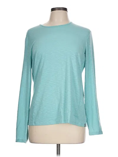 Pre-owned Title Nine Long Sleeve T-shirt In Blue