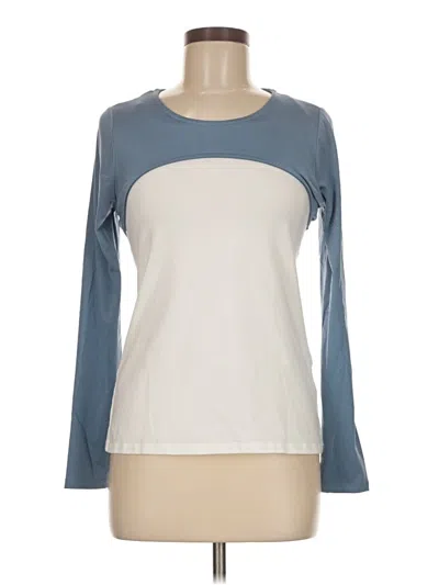 Pre-owned Title Nine Long Sleeve T-shirt In Blue