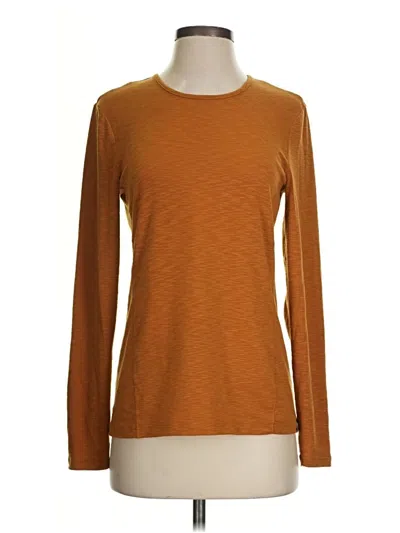 Pre-owned Title Nine Long Sleeve T-shirt In Brown