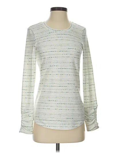Pre-owned Title Nine Long Sleeve T-shirt In Ivory