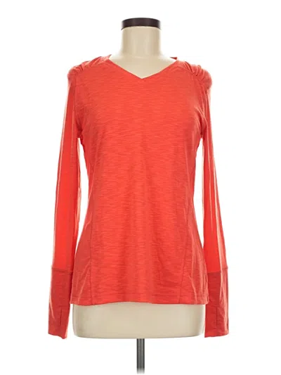 Pre-owned Title Nine Long Sleeve T-shirt In Orange
