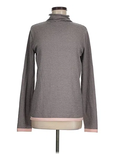 Pre-owned Title Nine Long Sleeve Turtleneck In Gray